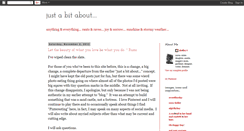 Desktop Screenshot of justabitabout.com